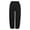 AB105 Black, variant on Toddler Girls Casual Loose Pants Solid Color Elastic Waist Straight Leg Trousers Soft Stylish Little Girls School Holiday Sport Pants White Size 2-3 Years