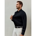 thumbnail image 6 of sogami Men's Stretch Long Sleeve Dress Shirt Wrinkle Free Formal Shirt, 6 of 7