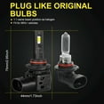 thumbnail image 5 of IHNZCB 9005 H11 LED Headlight Bulbs Combo Kit, 500% Times Brighter, 6000K White,Pack of 4, 5 of 16