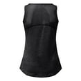 thumbnail image 6 of MRULIC tank tops women Women Workout Tops Athletic Sports Running Tank Mesh Yoga Training Shirts Womens tank tops Black + US：8-10, 6 of 9