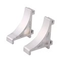 thumbnail image 2 of 10 Pieces 2.3cm Aluminum Alloy Silver Refrigerator Shelf Support Hooks, 2 of 3