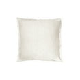 thumbnail image 6 of Beige Pinstripe Fringe Soft Linen Pillow 14x20 Down Insert, 6 of 12