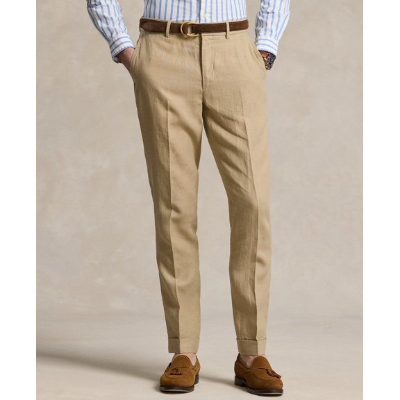 Polo Ralph Lauren Mens Classic fit Dress Pants 38 / 30 Beige Solid