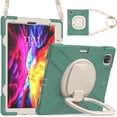 thumbnail image 2 of Funda a juego para iPad Pro de 12,9 pulgadas (2020) con correa para el hombro, soporte de anilla ajustable grande, portalápices y protección contra golpes., 2 of 5