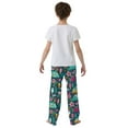 thumbnail image 5 of FORMRS Kids Pajama Pants with Pockets Size 11-12Y Boys Lounge Sleep Bottoms, Green Vibrant Truck Pattern, 5 of 8