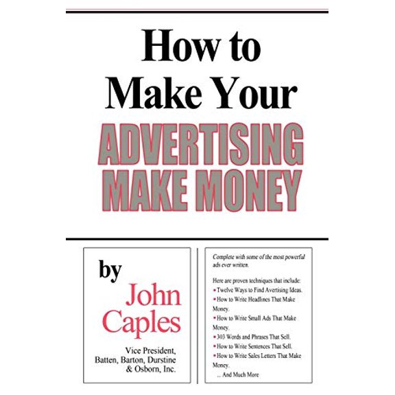 Pre-Owned How to Make Your Advertising Make Money (Paperback) 1607964619 9781607964612