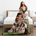 thumbnail image 5 of Custom Blanket Personalized Photos Text Collage Customized Picture Throws Blankets for Adults Kids Family Birthday, 1 Photo, 30x40 Inches, 5 of 6