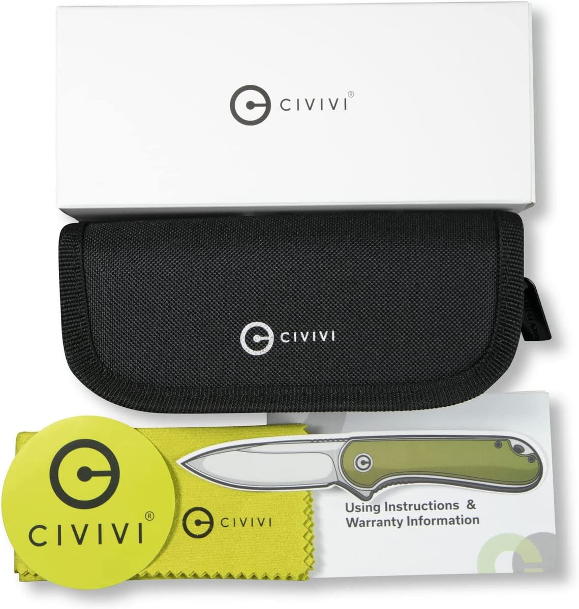 CIVIVI P87 Folder Knife, Kaila Cumings 2.9-in Nitro-V Black Stonewashed Blade Reverse Tanto, G10 Handle with A Thumb Stud Liner Lock Folding Pocket Knife (Black)