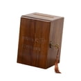 thumbnail image 4 of Alcancía de madera con cerradura y llave, colección de regalos de recuerdo multifuncionales B, 4 of 9