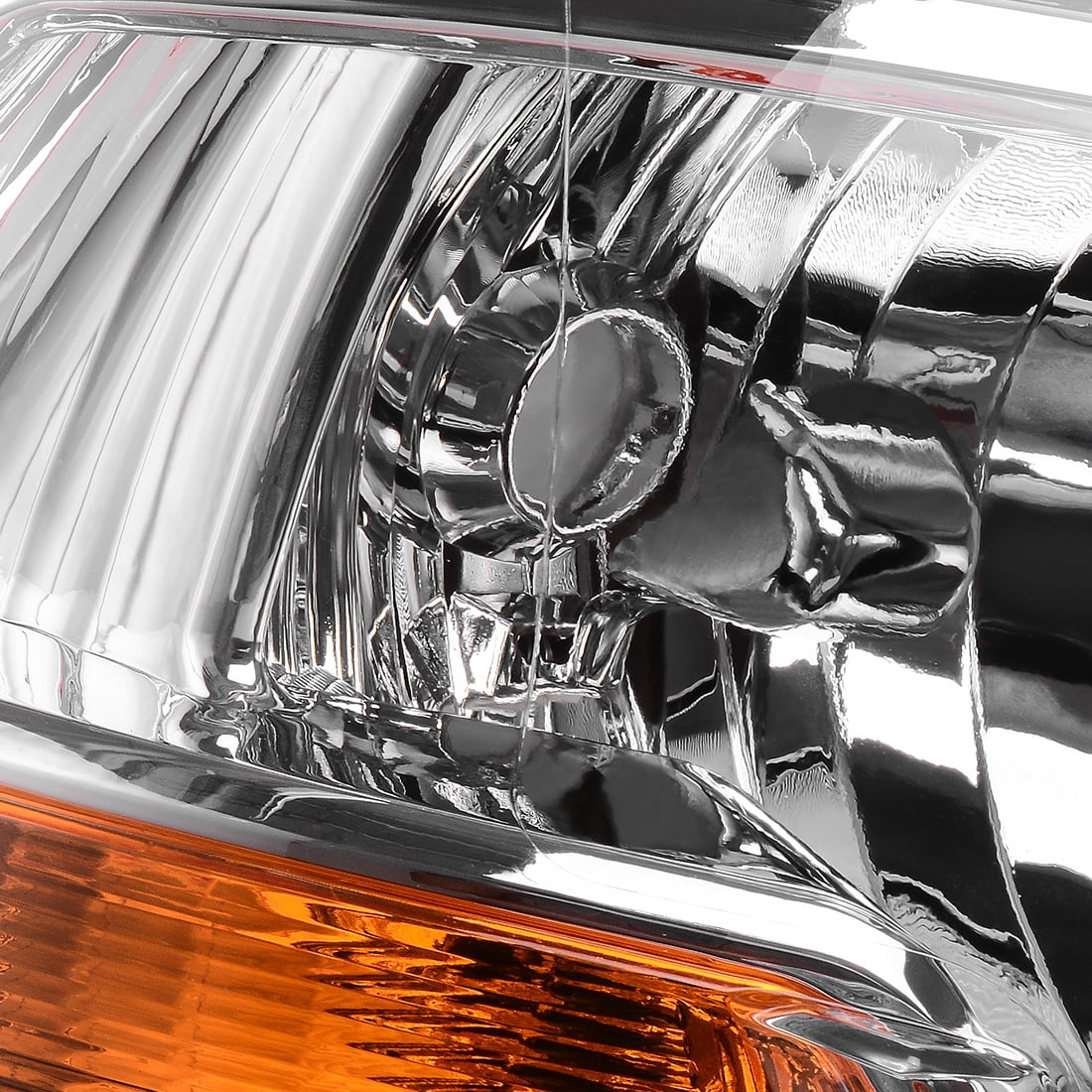RVNI Chrome Headlights For 2009-2012 Dodge Ram 1500 2500 3500 Head Lamps Left+Right
