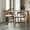 Walnut + Beige, variant on Christopher Knight Home 26" Seat Height Wooden Bar Stools, Upholstered Counter Stools for Kitchen Island, Natural, Set of 2