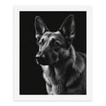 thumbnail image 5 of Paint by Numbers Kit for Adults, Noble Canine Portrait Black White Paint by Numbers, Easy Paint by Numbers Kit for Adults Beginner, DIY Adult Paint by Number Kits on Canvas, 12x16in Home Decor, 5 of 7