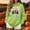 Green, variant on Molidfa Womens Retro Ghost Hoodie Pumpkin Patch Graphic Oversized Pullover Sweatshirt