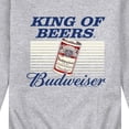 thumbnail image 3 of Budweiser - Retro King of Beers - Men's Crew Fleece Sweatshirt, 3 of 5