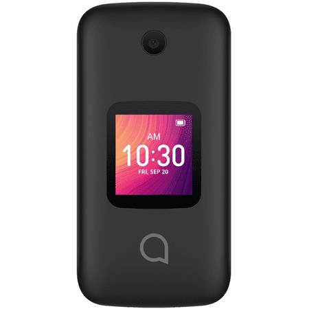 ALCATEL AL-4052W-A001-GEGE 2.8-inch display 4GB of Internal Memory, 4G Go Flip 3, Black