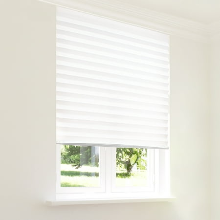 CHICOLOGY Instant Privacy Window Blind Temporary Shade (1-Piece) Refresh White 48