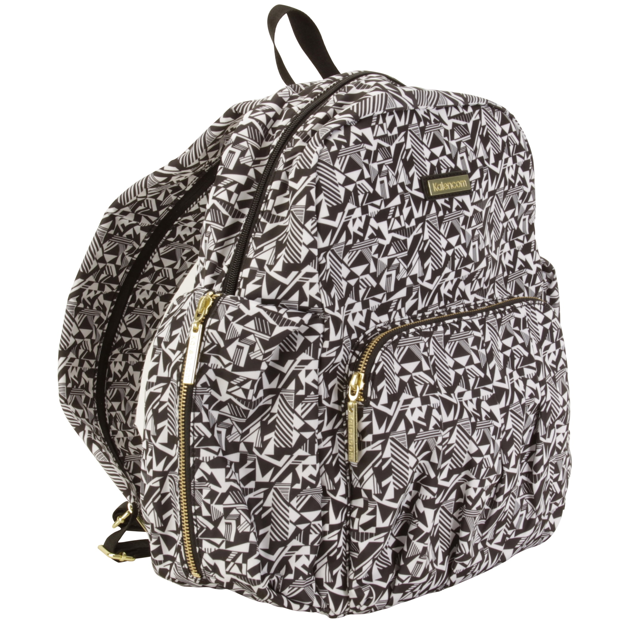 Kalencom Chicago Backpack / Urban Sling Diaper Bag in Black & White