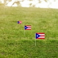 thumbnail image 4 of 50 Pack Puerto Rico Hand Held Mini Stick Flags, Puerto Rican Small Miniature Stick Flag with 8.2 x 5.5 Inch Flag, Outdoor Decoration, Party Decorations, Supplies for Parades, Festival Events Celebrat, 4 of 5