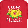 thumbnail image 4 of Inktastic I Love Hawaii Hibiscus Flowers Boys or Girls Long Sleeve Toddler T-Shirt, 4 of 5