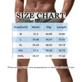 thumbnail image 3 of JoveMarine Men's Quick Dry Ice Silk Beach Shorts Loose Fit Quarter Sports Pants for Running and Fitness Breathable Summer Shorts Light Green 3XL, 3 of 5