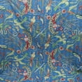 thumbnail image 3 of Indian Blue Bird Print Cotton Quilted Blanket Indian Handmade Bedspread Kantha Work Bohemian Bed Décor Throw Blanket Sofa cover Vintage Quilt, 3 of 4