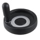 thumbnail image 1 of Qtqgoitem 12mm x 25mm Inside Ripple Hand Wheel w Revolving Folding Handle (model: b45 01e e8e 712 2c4), 1 of 2