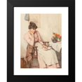 thumbnail image 2 of Walter Langley 15x18 Black Modern Framed Museum Art Print Titled - A Thoughtful Interlude, 2 of 5