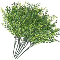 6pcs Artificial Weeping Willow, Fake Greenery Plastic Plants Faux Hanging Ivy Vine Leaves Garland UV Resistant for Home Garden Planter Filler Wedding Party Indoor Outdoor Decor