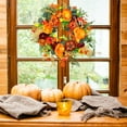 thumbnail image 7 of Marryso Door Wreath for Front Door Outside Fall Peony And Pumpkins Wreath - Year Round Wreath courtyard Door Decoration Wreath, 7 of 7