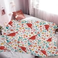 thumbnail image 6 of Yibo Cute Red Panda Gift for Girls Boys Kids Forest Animals Lovers Super Soft Flannel Blanket for Sofa Couch Bed Travel Plush Warm Cozy Home Decor for Summer, for Kids/Baby, 6 of 7