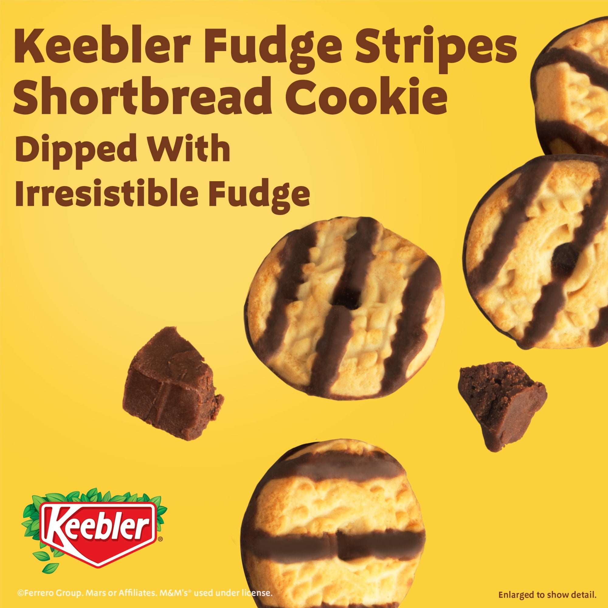 (4 pack) Assorted Cookie Classics Variety Pack - Mother’s Circus, Keebler Fudge Stripes & Famous Amos, 20 Pouch Box, 20 oz