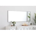 thumbnail image 4 of Metal frame rectangle mirror 24 inch in Brass, 4 of 7