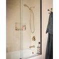 thumbnail image 2 of Moen Meena Robinet de Douche Moderne à Poignée Unique avec Douchette et Bec de Baignoire Inclus 82618BZG, 2 of 5