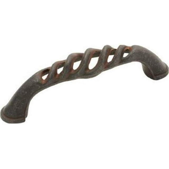 Hickory Hardware PA1321-RI 3 In. Charleston Blacksmith Rustic Iron Cabinet Pull