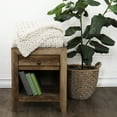 thumbnail image 3 of Ivory Chunky Knit Throw Blanket, One Size, by Noble Linens, 3 of 5