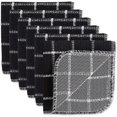 thumbnail image 1 of Scrubber Dishcloths Collection Windowpane, 12x12, Black/White 6 Piece, 1 of 7