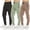 Black, Doeskin, Sage, variant on Men’s Sweatpants 3 Pack Fleece Jogger Pants with Zipper Pockets Drawstring S-3XL