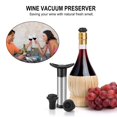 thumbnail image 6 of HomeLife Red Wine Saver Fresh Preserver Vacuum Air Pump with 6 Silicone Bottle Stoppers, 6 of 8