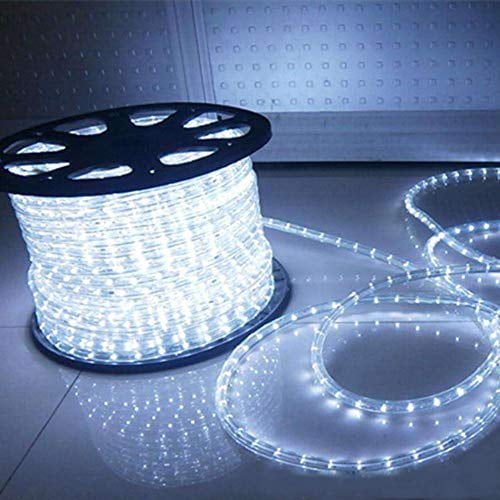 Huizhen 100 Feet 720 Led Rope Lights 2 Wire Low Voltage Waterproof Outdoor Indoor Background Lighting Idear For Trees Bridges Eaves Pool Wedding Use White Lightstrings Com Huizhen 100 Feet 720 Led Rope Lights 2, Low Voltage Outdoor Led Strip Lights