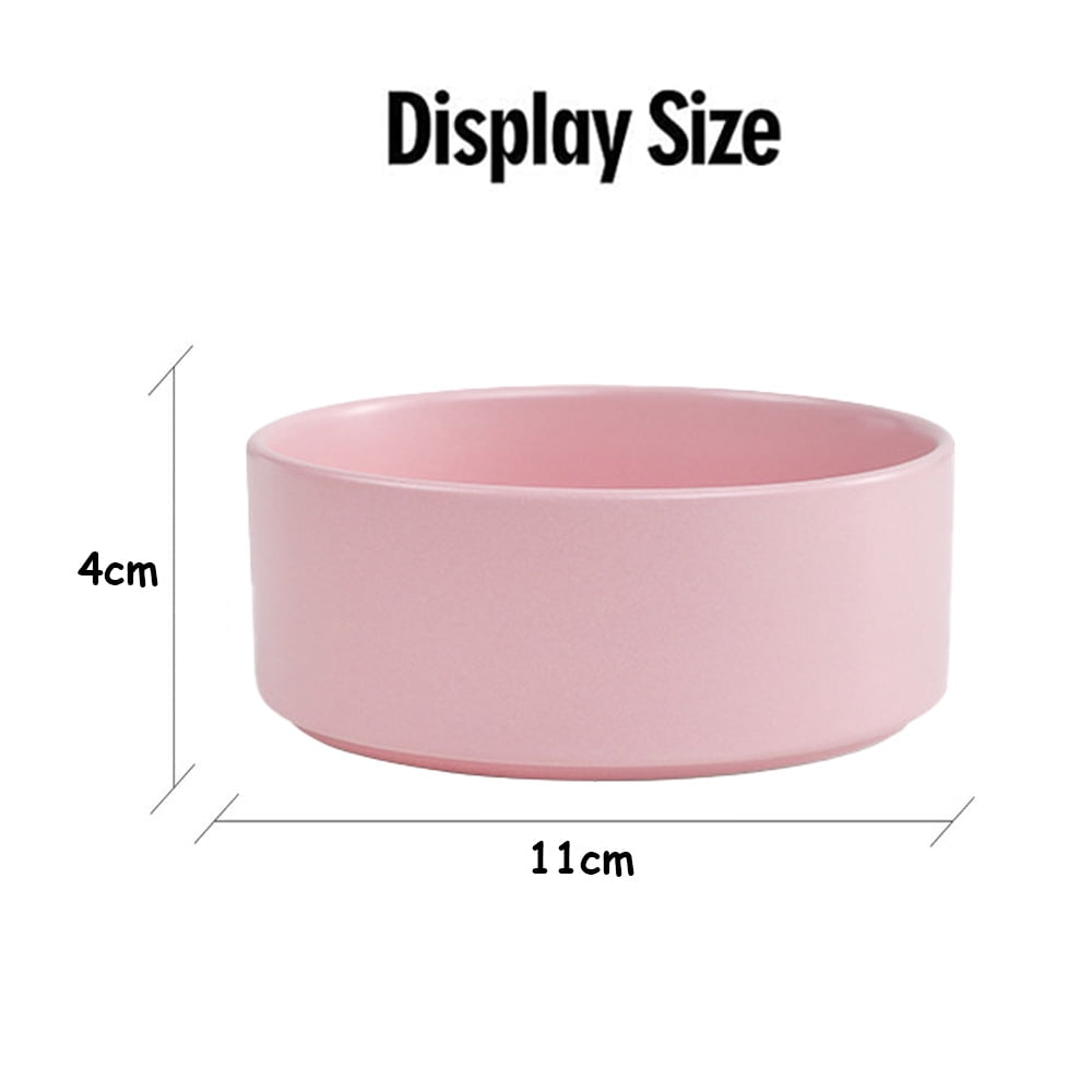 Ceramic Pet Bowl for Cats and Small Dogs,Non Slip Ceramic Cat Dish for Food and Water