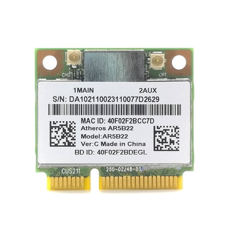 AR5B22 Dual-Band 2.4 5G 300M BT4.0 Wifi Card PCI-E ForY400 Y500 Y410P S215 U330 WIFI Card N1202