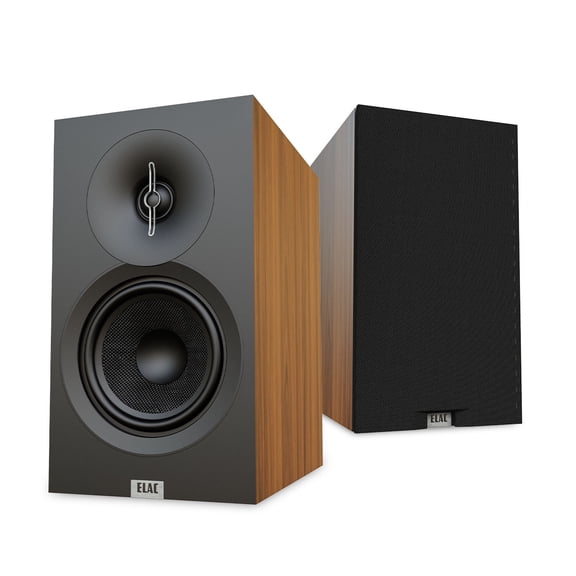Open Box ELAC DB53 Debut 3.0 5.25 Inch Bookshelf Speakers - Pair (Walnut)