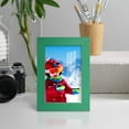 thumbnail image 4 of Grooved 4 in. x 6 in. Green Picture Frame Set (Set of 4), 4 of 6
