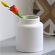 thumbnail image 5 of Florero negro de cerámica for decoración de sala de estar, arreglo floral, florero especial de boca grande, 5 of 6