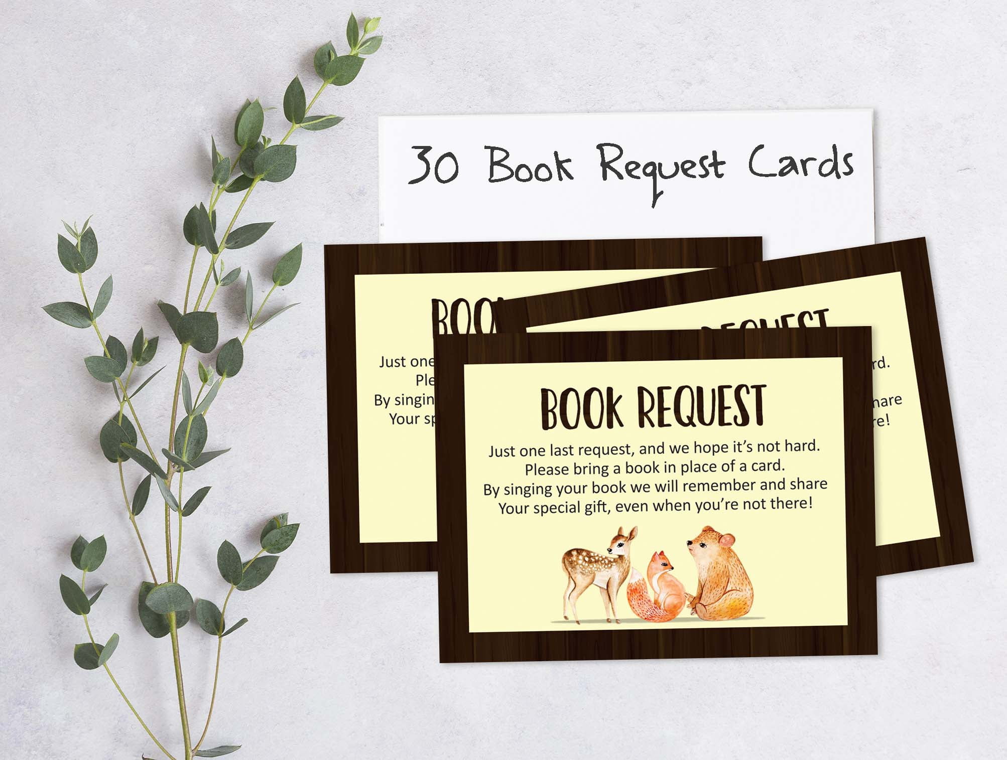 Inkdotpot Set Of 30Jungle Animals Baby Shower Invitations-Diaper Raffle Tickets And Baby Shower Book Request Cards Its a Boy Its a girl Invites