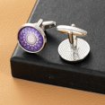 thumbnail image 4 of Sturdy Alloy Cufflinks Secure Fastening Mechanism Sophisticated Dress Shirt Accessories for Gentlemen, 4 of 4
