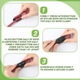 thumbnail image 2 of 4 Abrazaderas de Cuerda Reutilizables, Conector de Cadena de Plástico de 1/2 Pulgada, Aptas para Cuerdas de Nailon o Trenzadas de 9-10 mm., 2 of 5