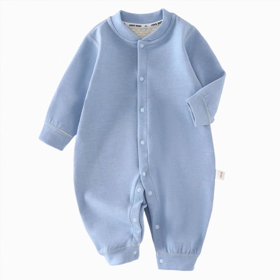 felwors Unisex Newborn Baby Jumpsuit Pure Cotton Long Sleeve Baby Outfit Soft Comfortable Baby Clothes for Boys and Girls