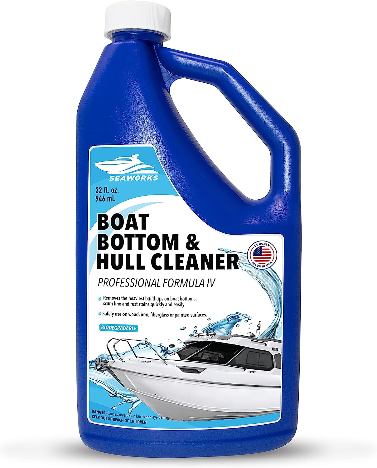 Seaworks Professional Heavy Duty Boat Bottom and Hull Cleaner Stain