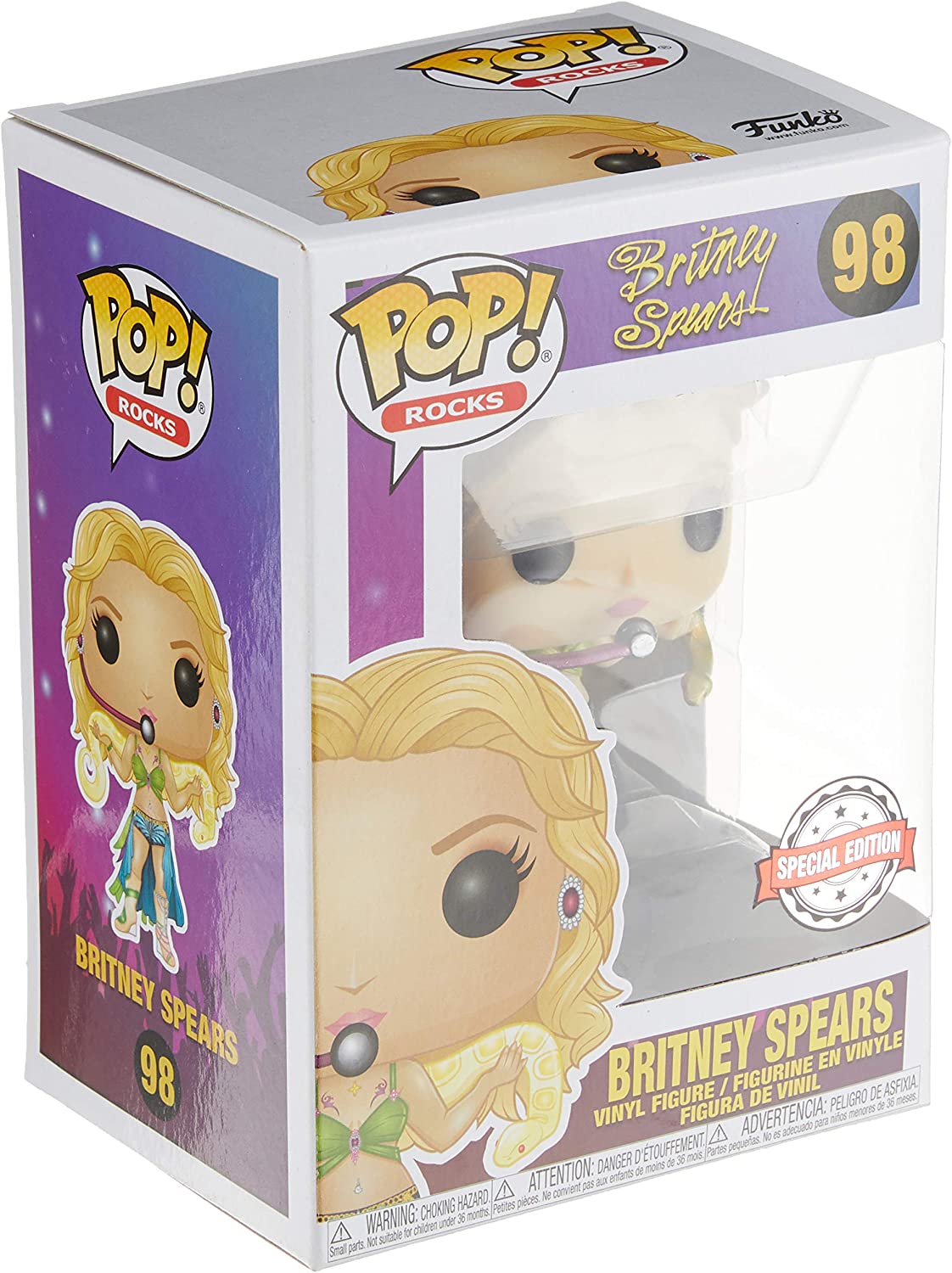 超希少　funko pop ブリトニー・スピアーズ　Walmart限定 Funko Pop! Rocks: Britney Spears - Circus Chase - Walmart.com